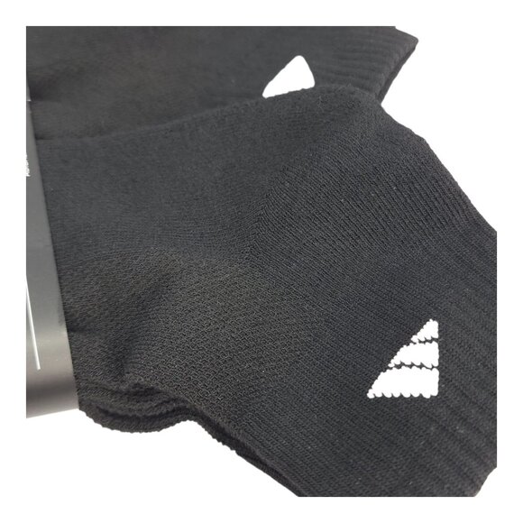 Adidas Womens Cushioned AEROREADY Socks 6 Pair Black Size 5-10 Comfortable - Picture 3 of 8